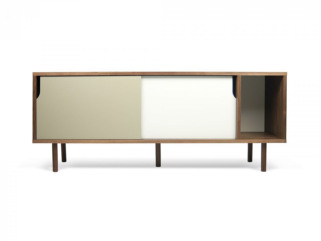 Credenza Dann 165 gambe in legno - v8