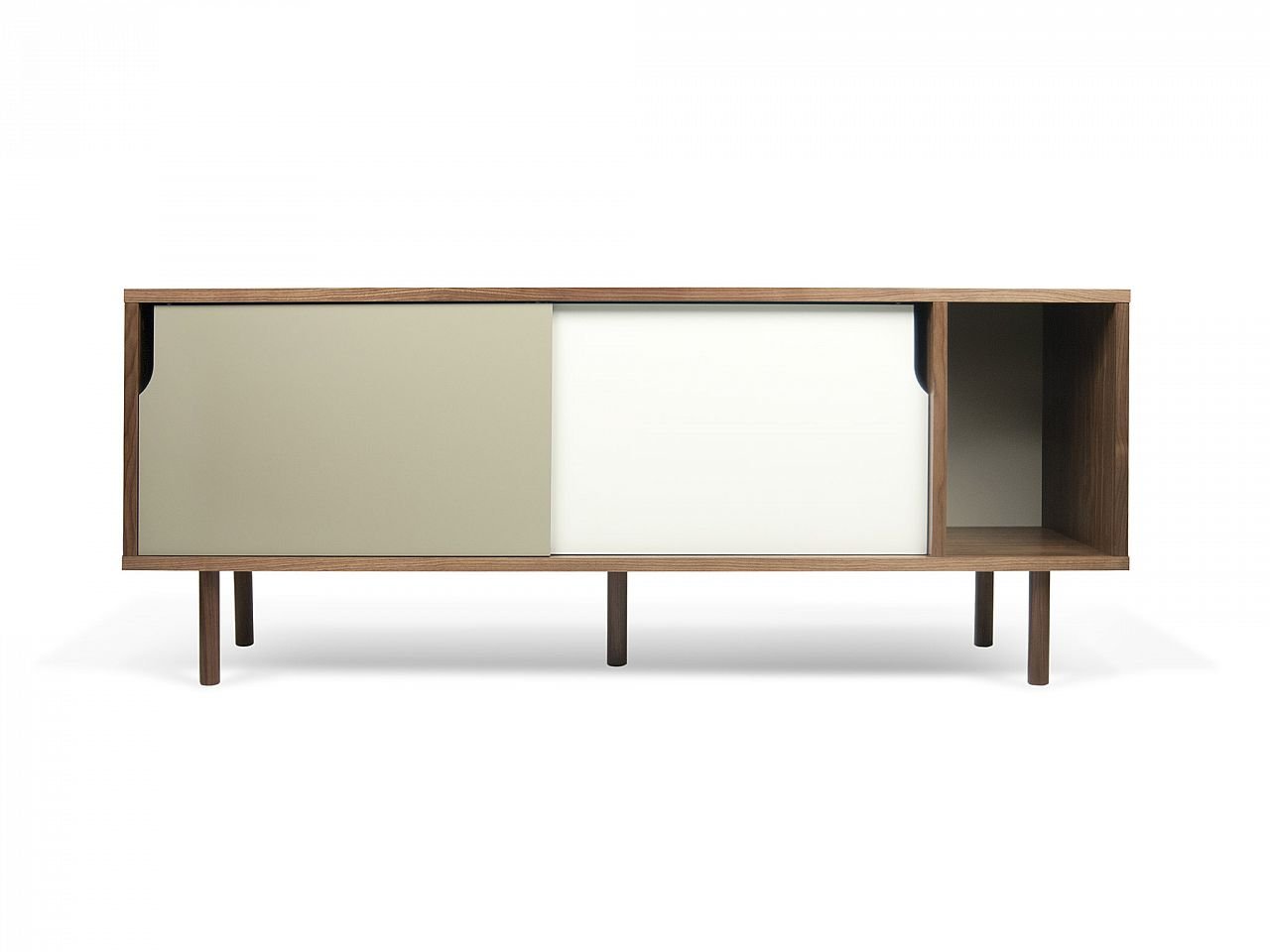 Credenza Dann 165 gambe in legno - v7