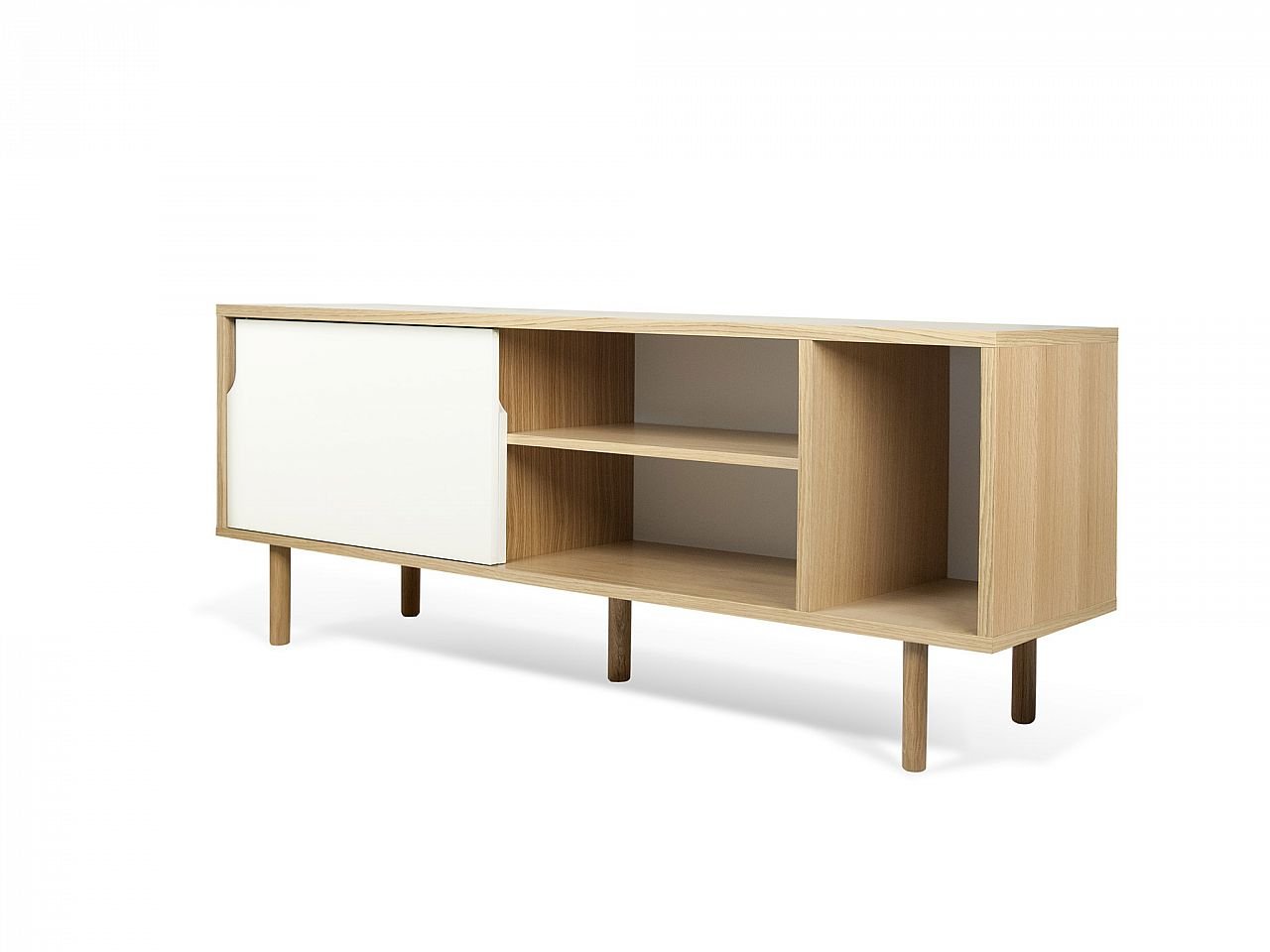 Credenza Dann 165 gambe in legno - v9