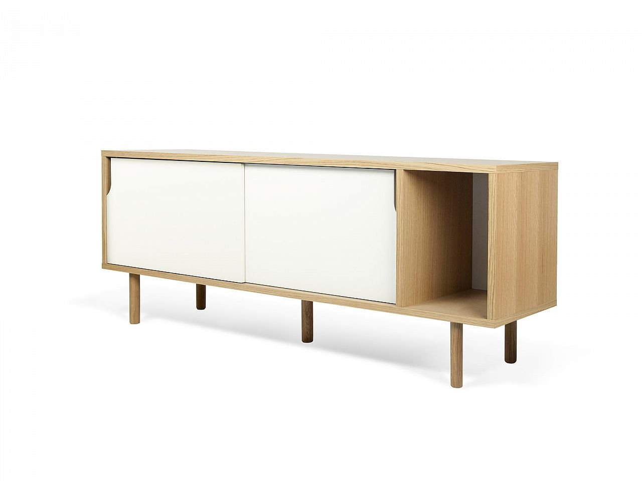 Credenza Dann 165 gambe in legno -6