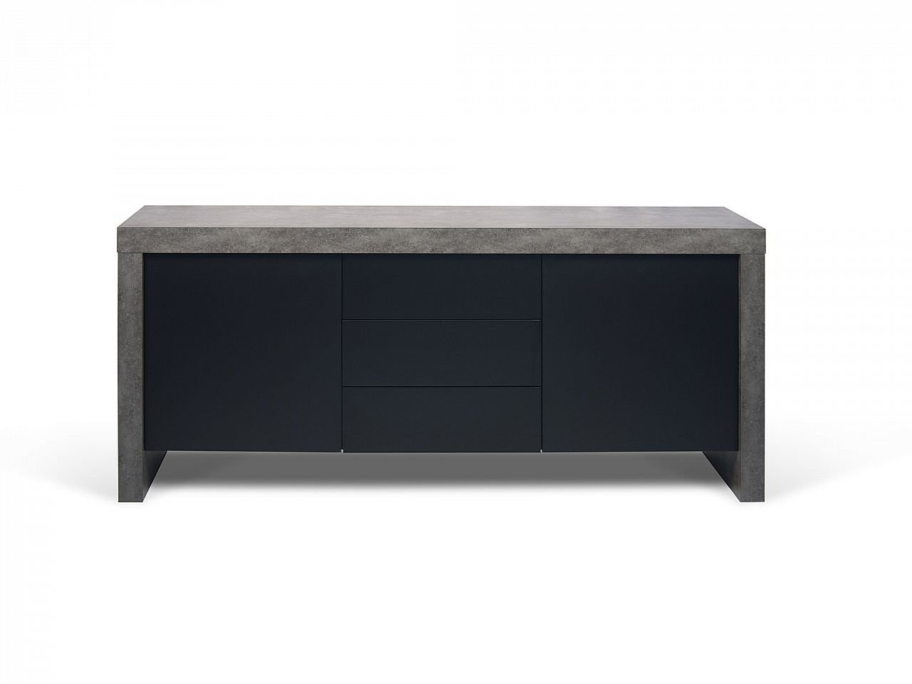 Credenza Kobe 3 cassetti e 2 ante - v6