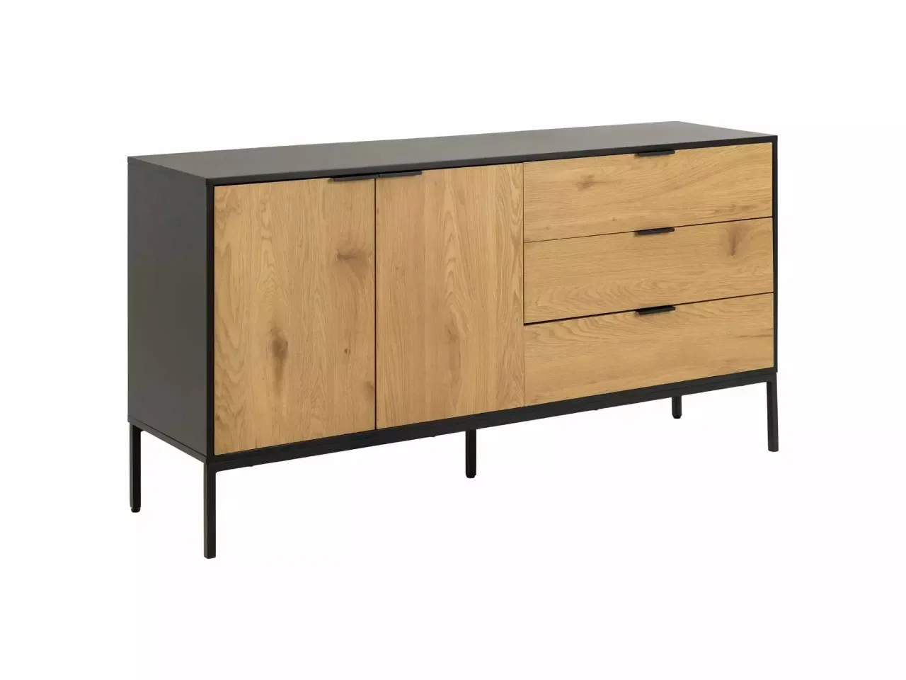 Credenza Saria 2 ante 3 cassetti - v9