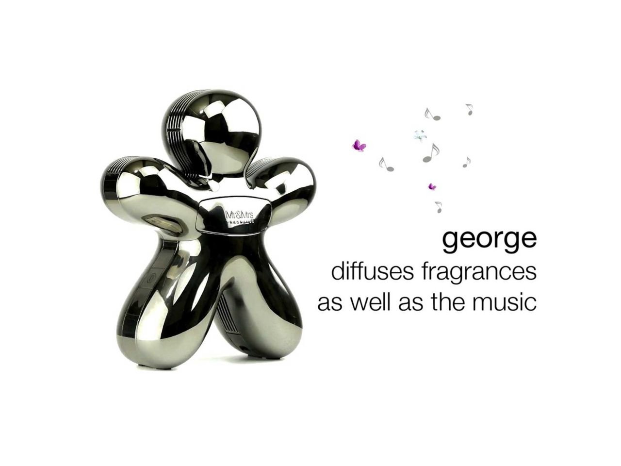 Diffusore Speaker George II Silver Chrome - v3