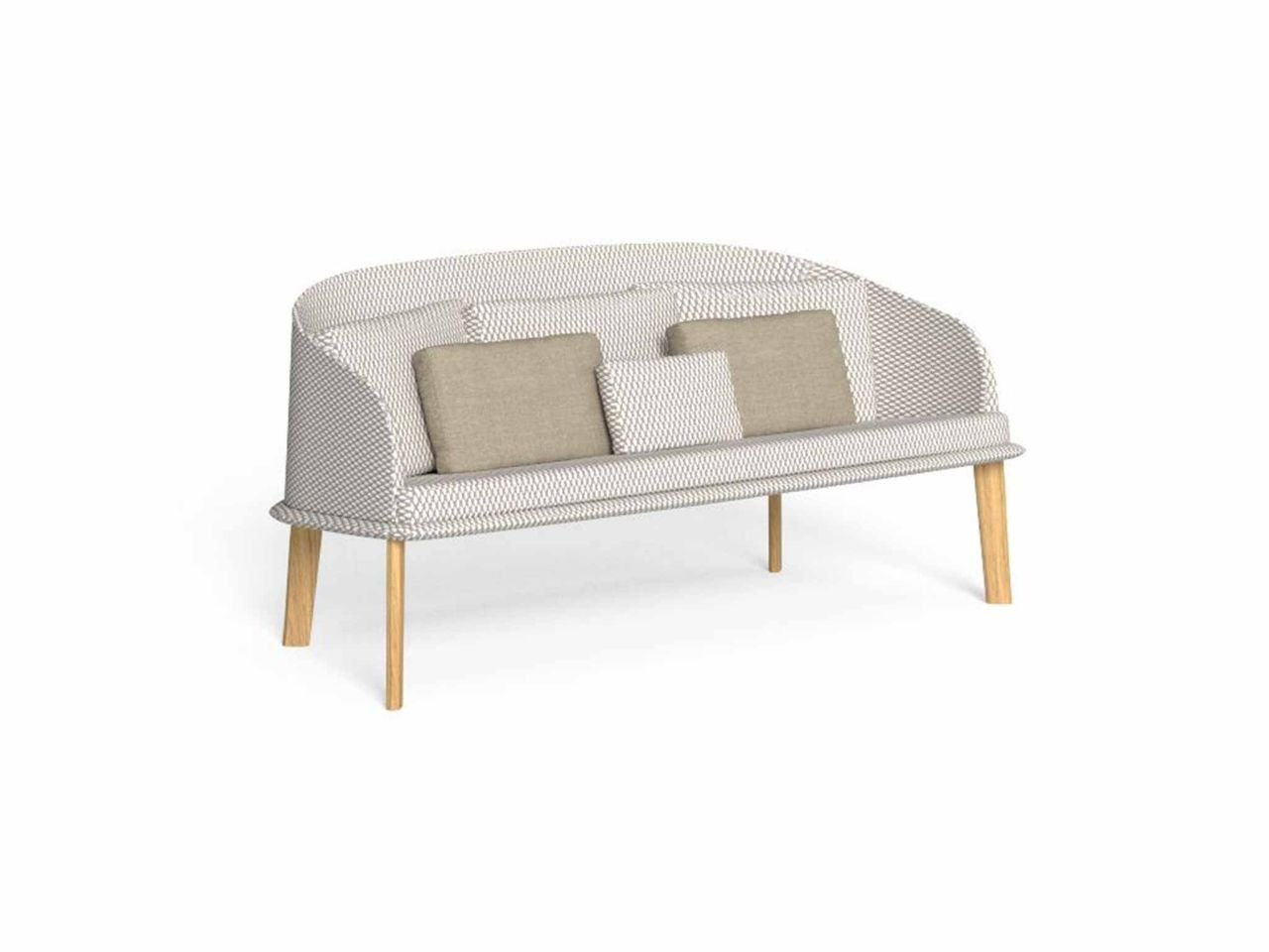 Divano Love Seat CleoSoft/Wood - v3