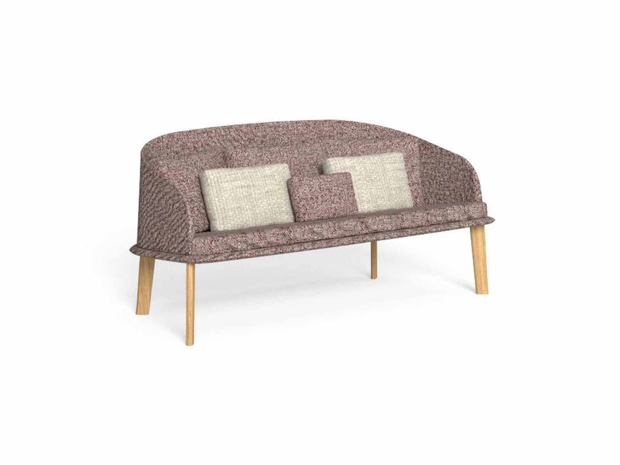 Divano Love Seat CleoSoft/Wood - v4