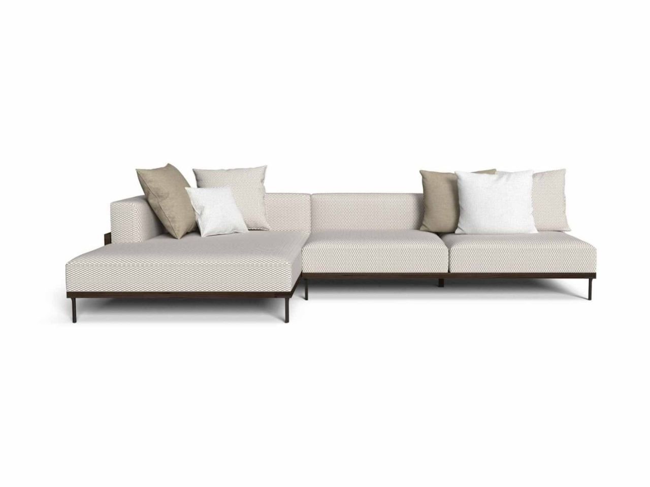 Divano Lounge XL Sinistro CleoSoft/Wood - v14