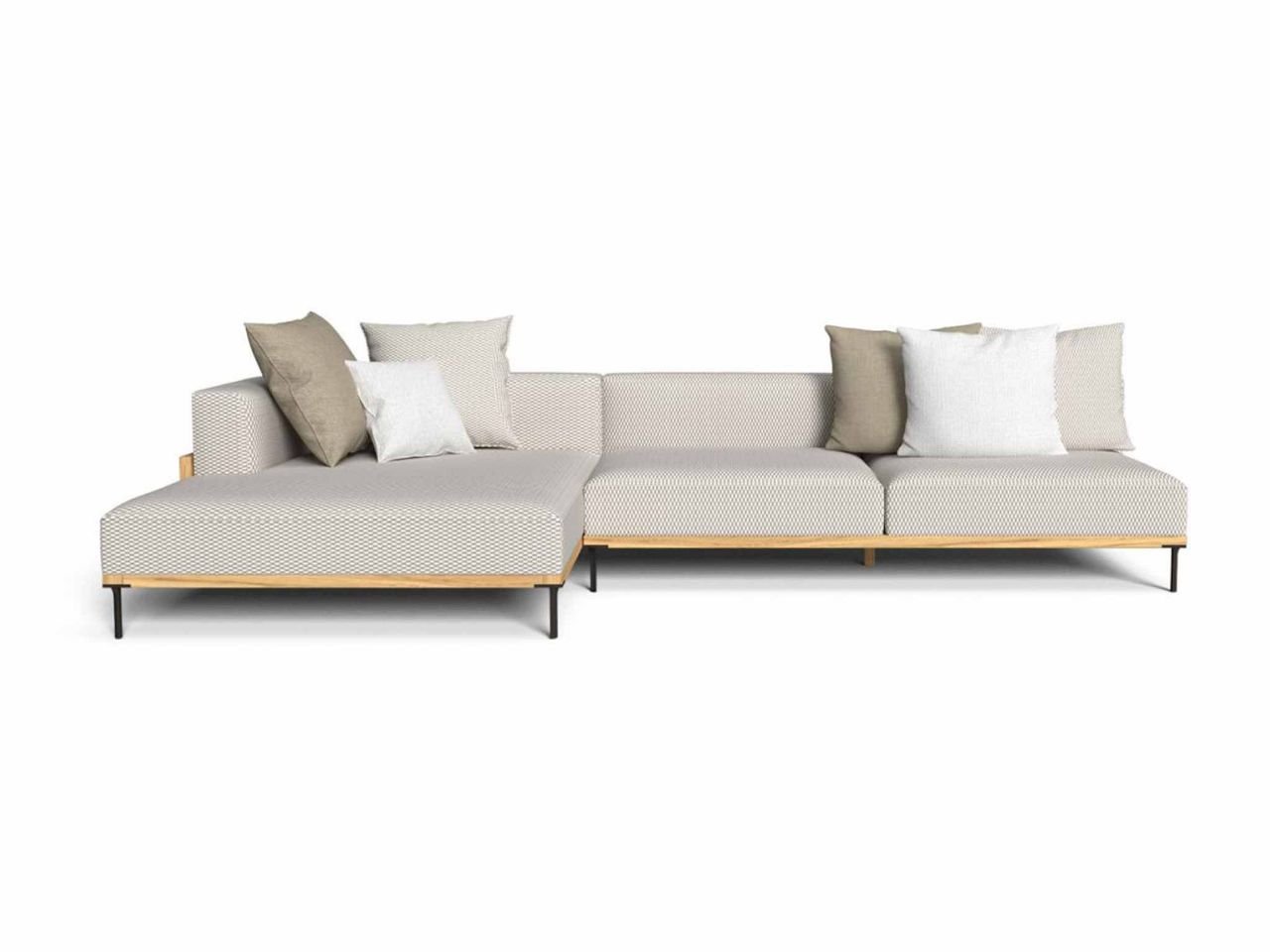 Divano Lounge XL Destro CleoSoft/Wood -1