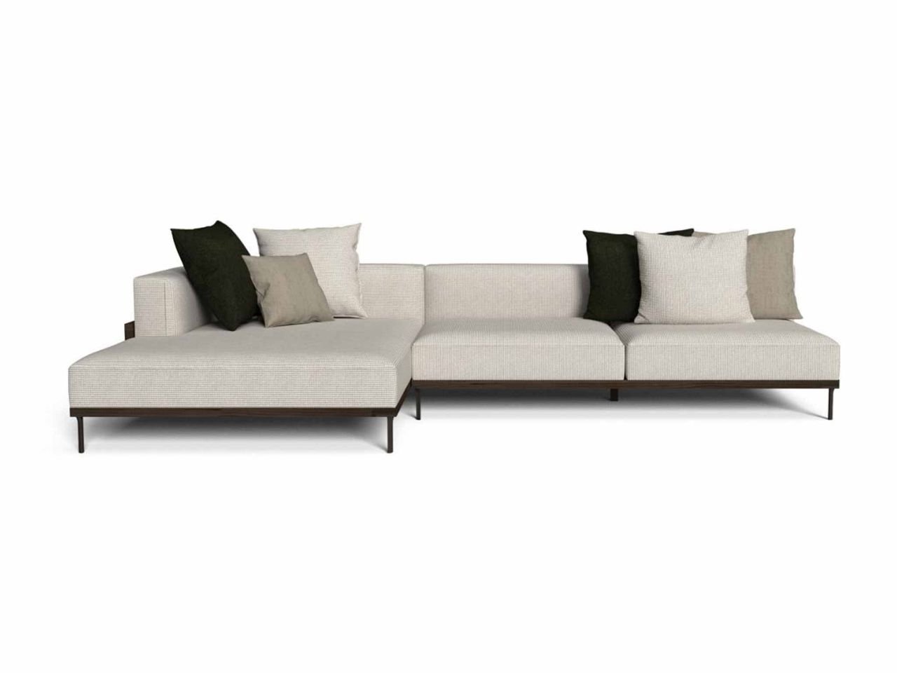 Divano Lounge XL Destro CleoSoft/Wood -1