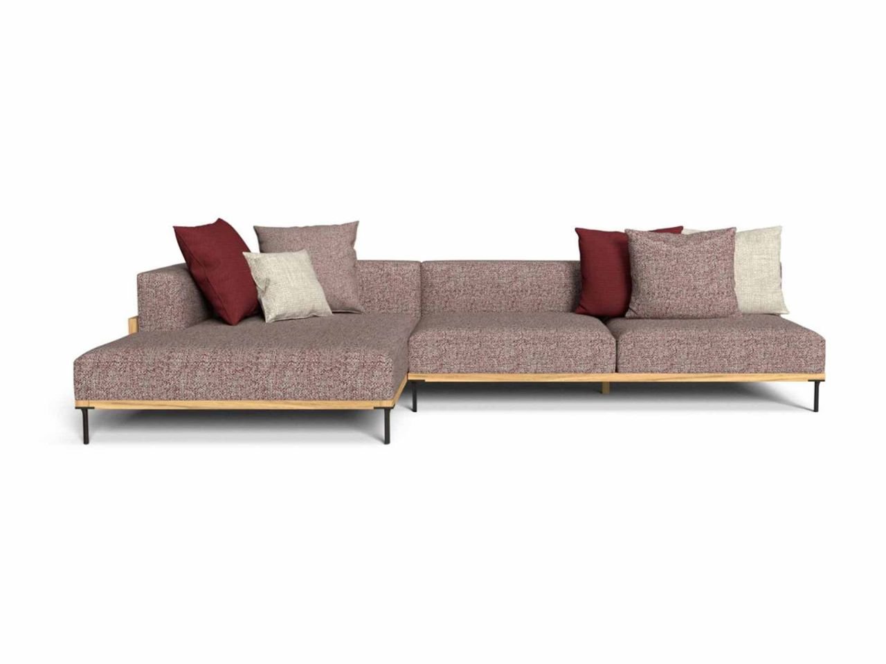 Divano Lounge XL Sinistro CleoSoft/Wood -18