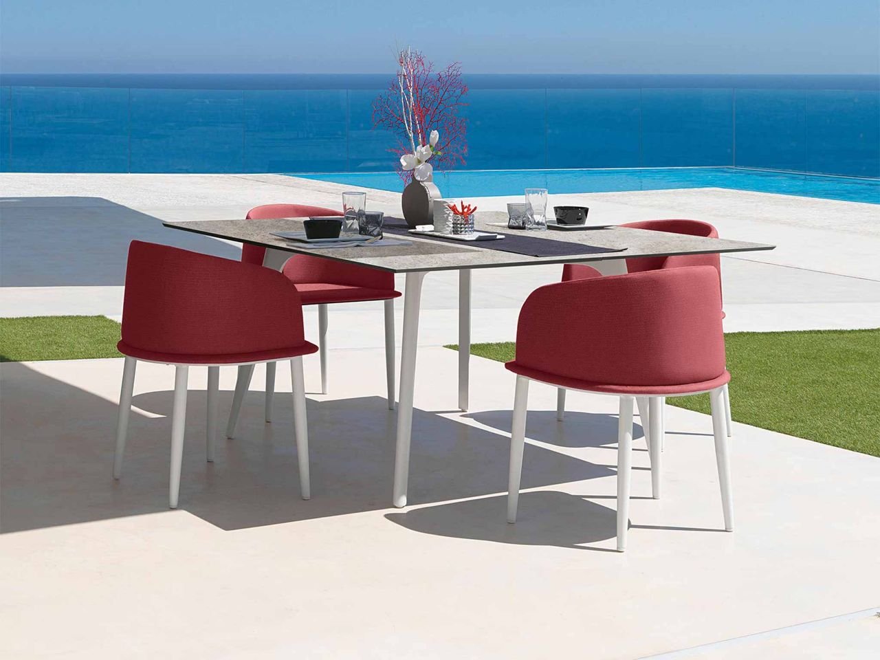 Tavolo da Pranzo 150x150 CleoSoft/Alu -1