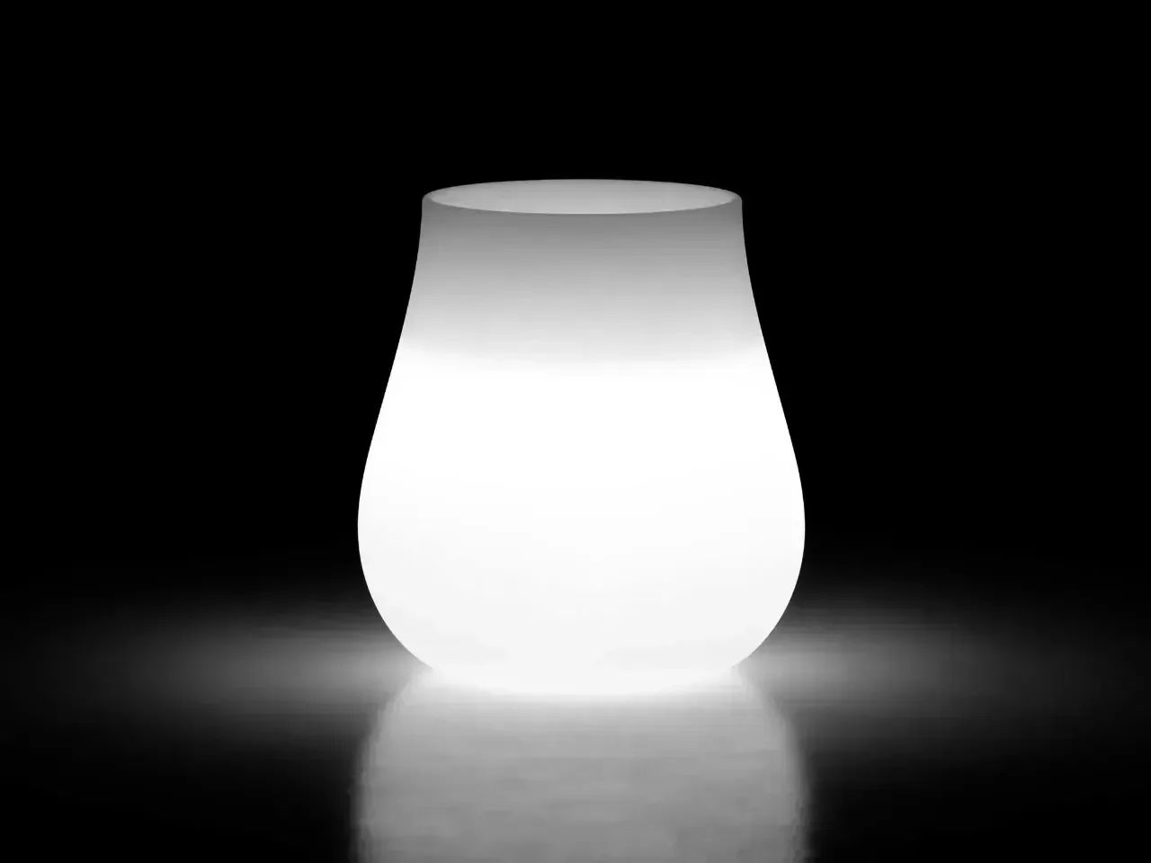 Fioriera Drop Light con Kit Luce Indoor -1