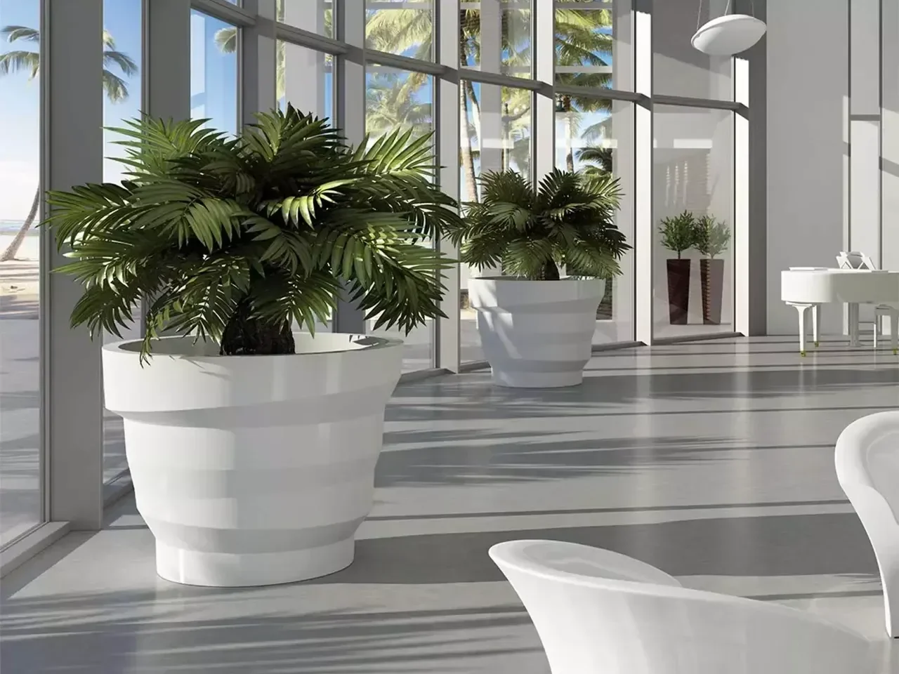 Fioriera Rebelot Light con Kit Luce Indoor -4