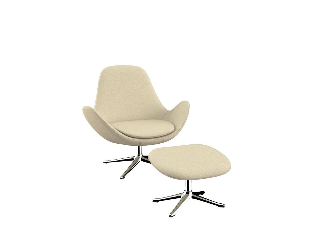 Poltrona Relax Ghost Low con Poggiapiedi - v50