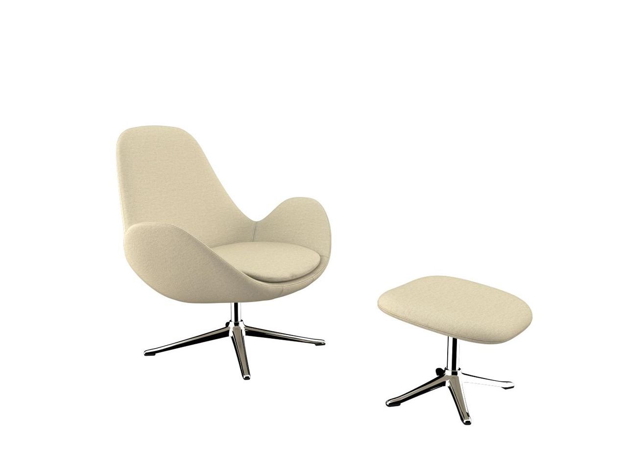 Poltrona Relax Ghost Low con Poggiapiedi - v36