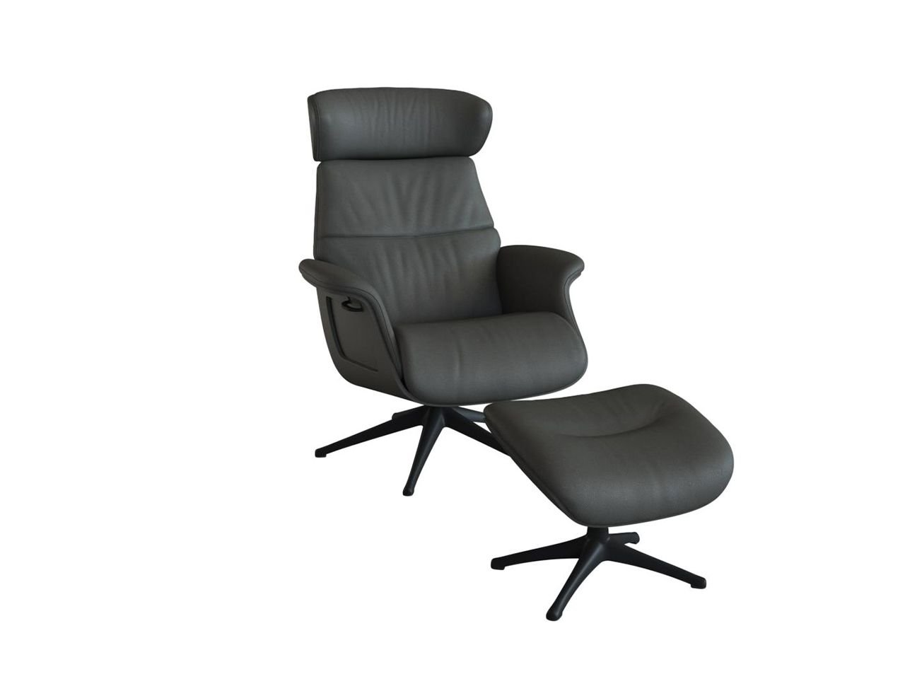 Poltrona Relax Clement con Poggiapiedi -1