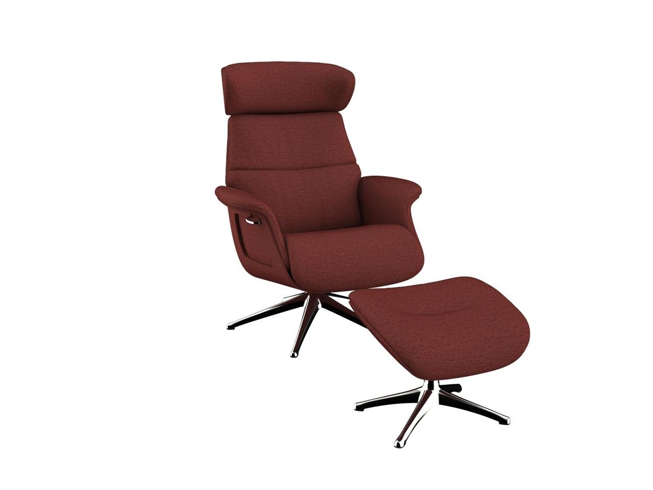 Poltrona Relax Clement con Poggiapiedi -1