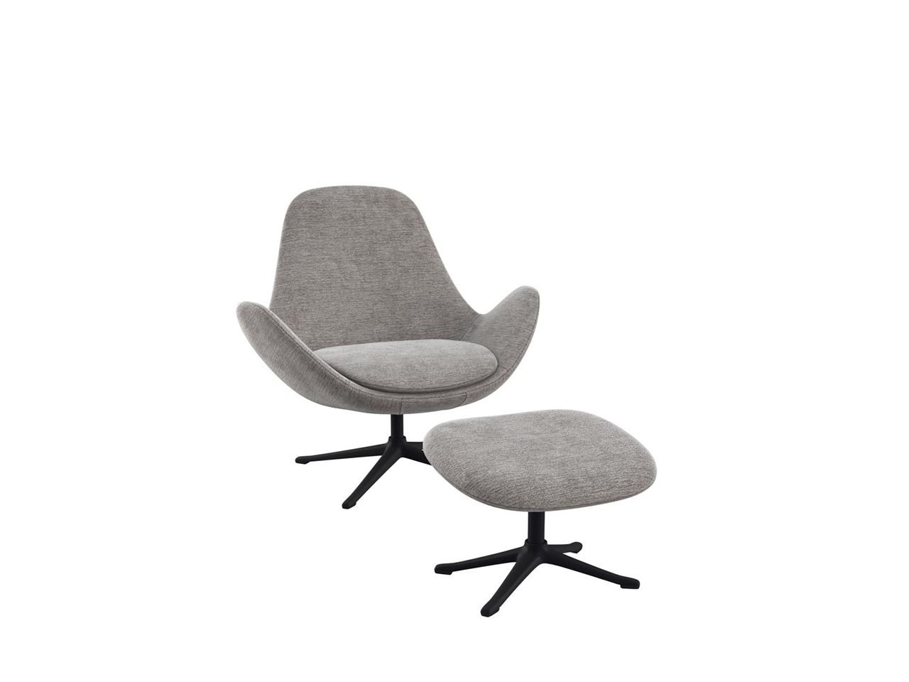 Poltrona Relax Ghost Low con Poggiapiedi - v32