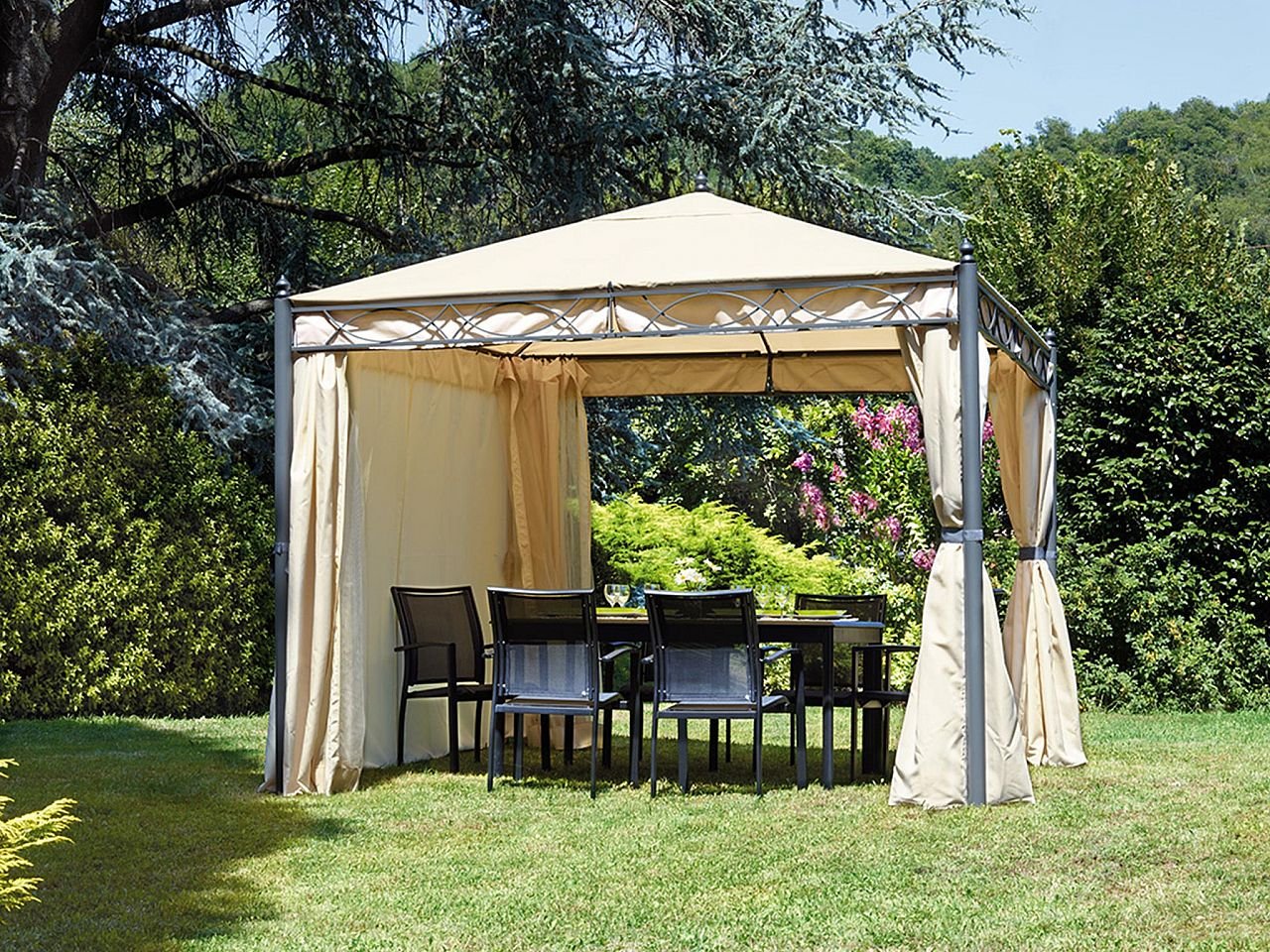 GAZEBO IN FERRO 3X3  -1