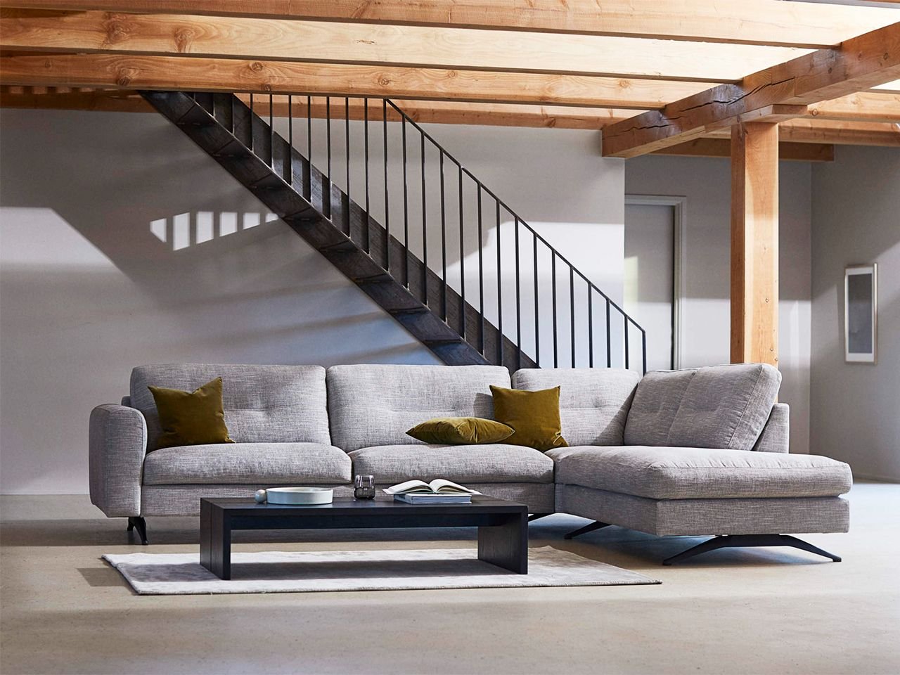 Divano 2 Posti Glow con Chaise Longue Destro - v3