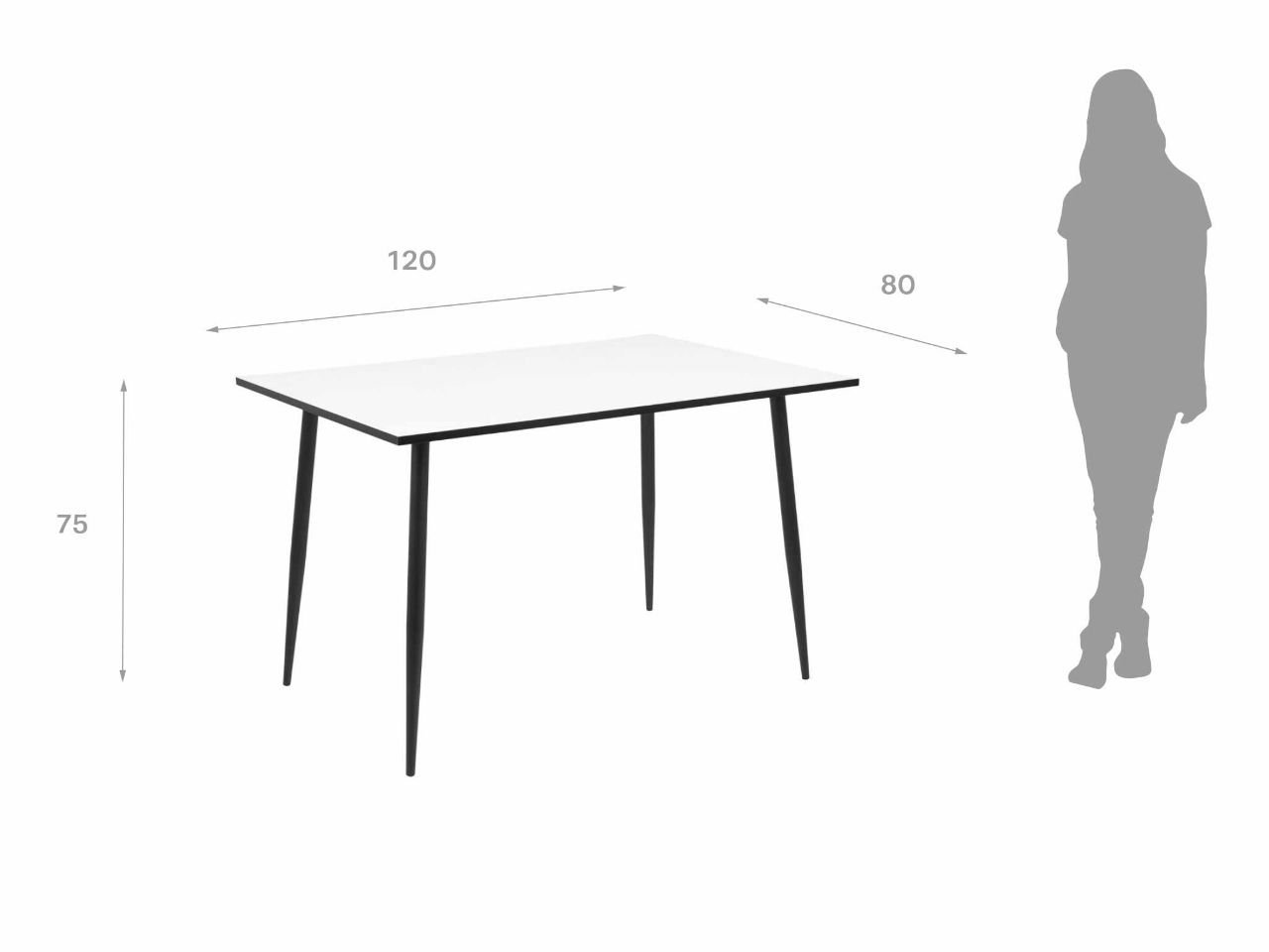 Tavolo Wistal 120 - 1