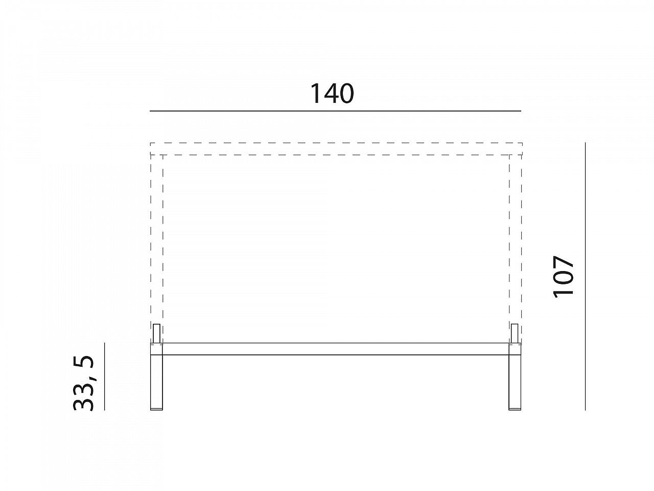 Kit Cube 140x80 High - 1