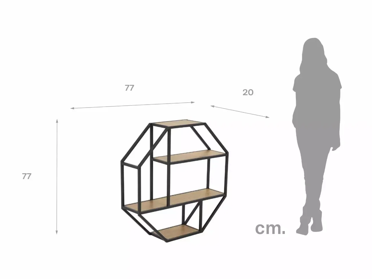 Mensola Saria 77x77 - 1