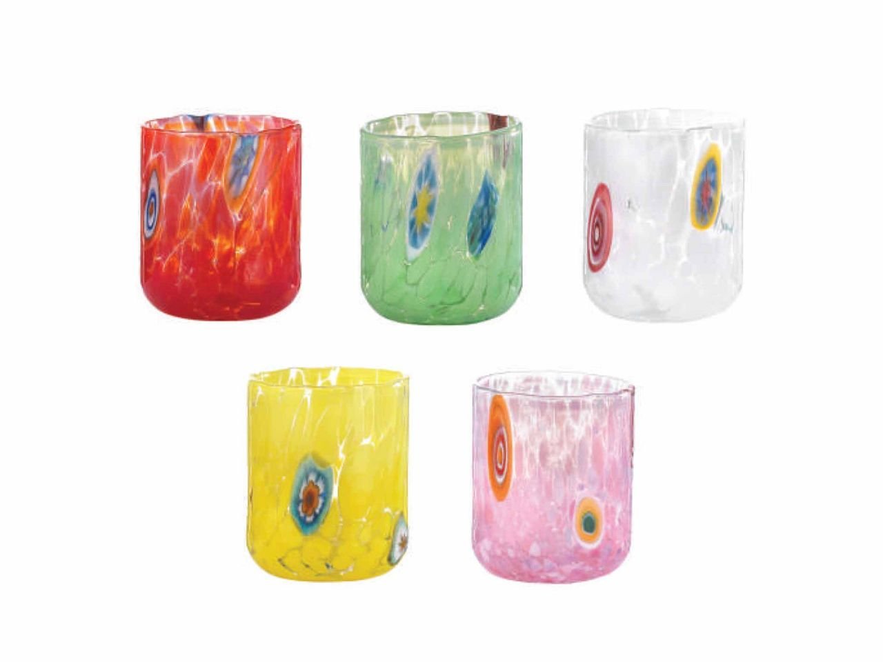 Set 6 Bicchieri Liquore Murrine - v3