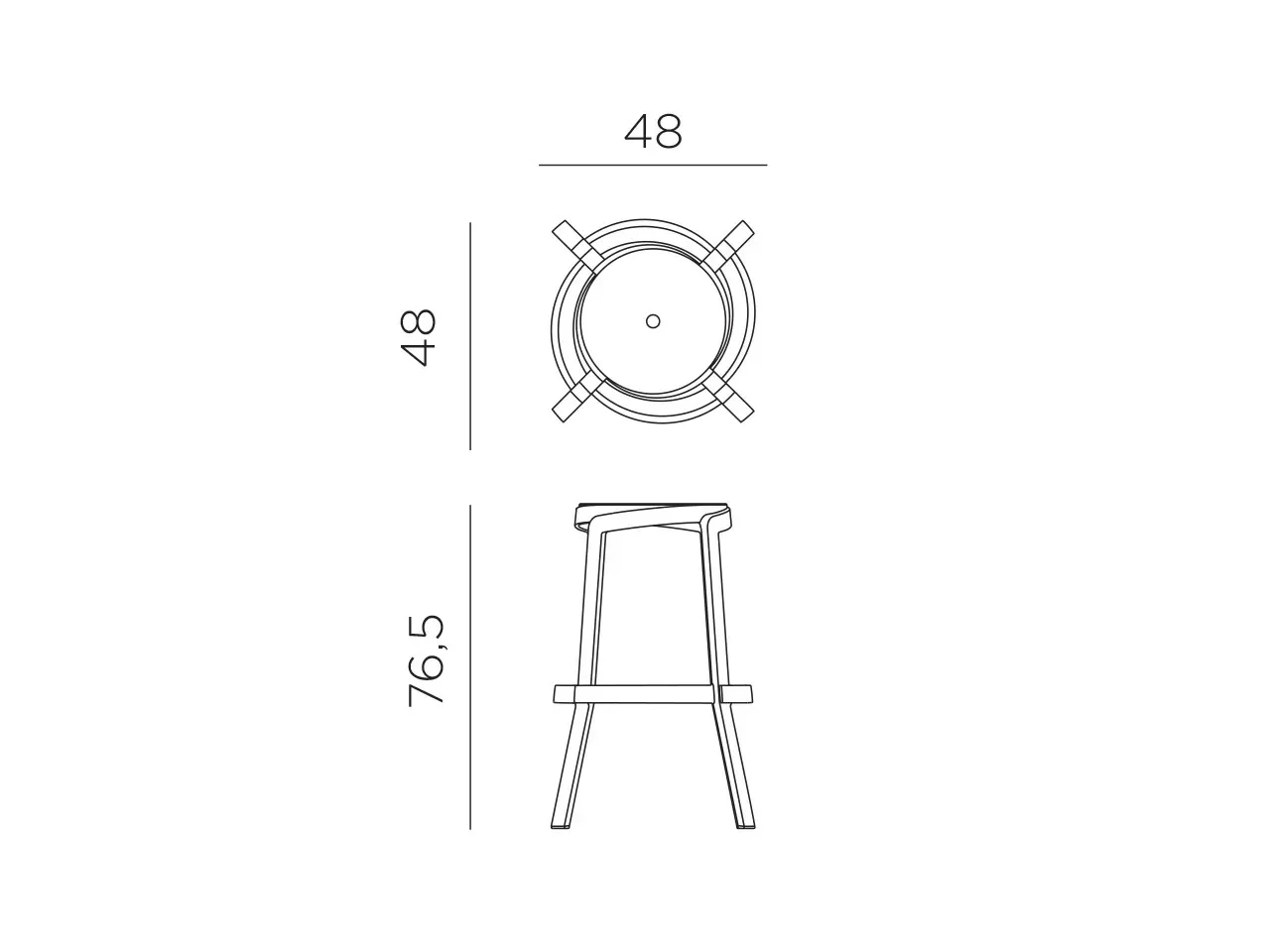 Sgabello Stack Maxi Regeneration -1