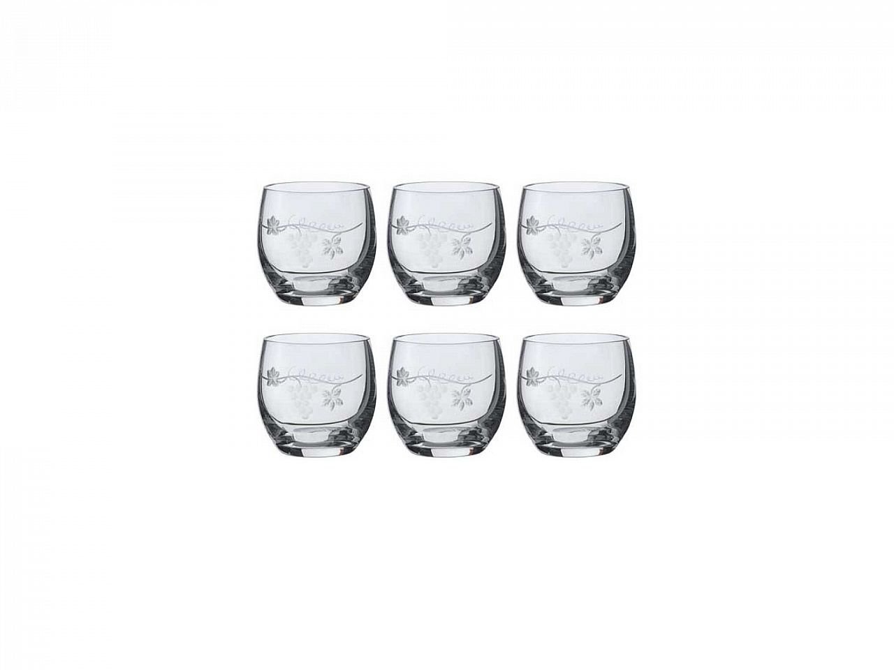 Set bicchieri grappa Elegance 6 pezzi -2