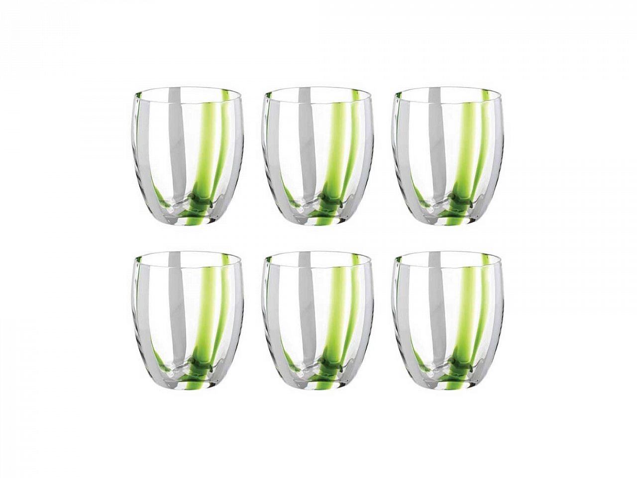 Bicchieri in Vetro Colorato - Collezione Capri - Conf. 24 Pezzi