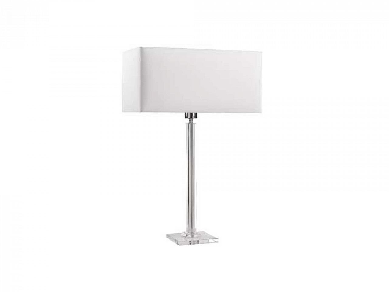 Lampada Elegance base quadra paralume rettangolare h 68 - v3