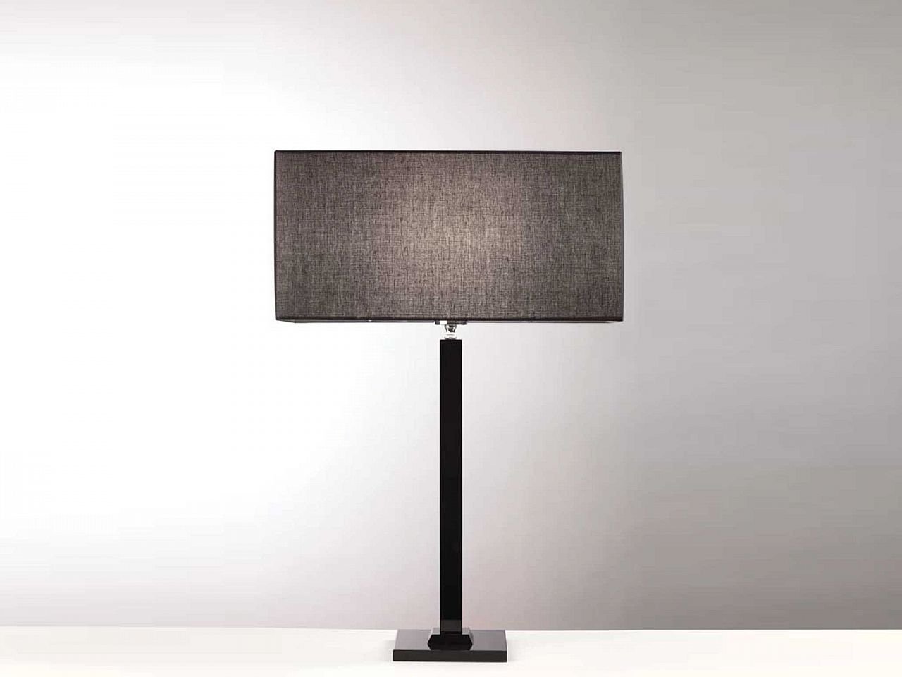 Lampada Elegance base quadra paralume rettangolare h 68 -1