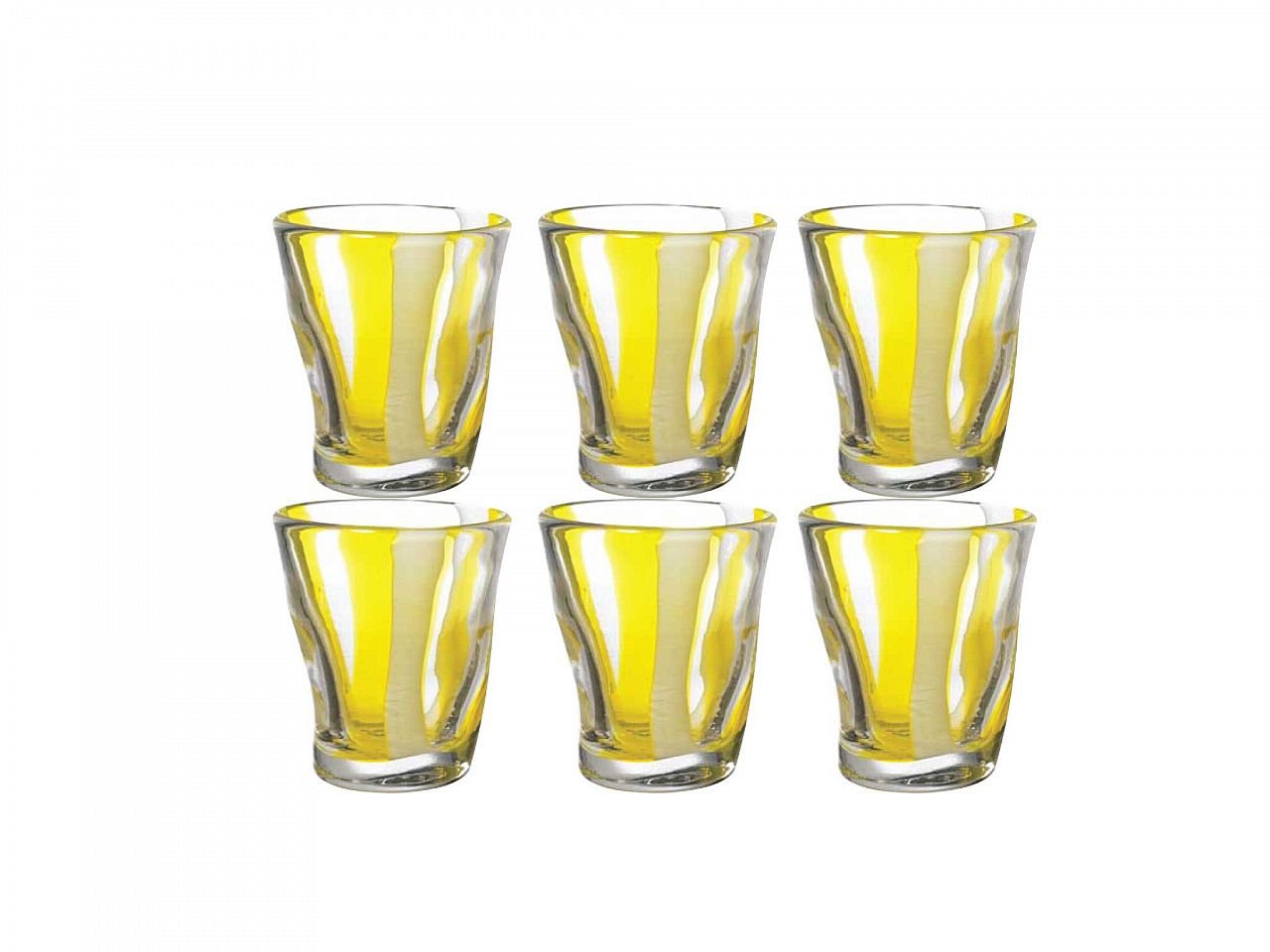 Set bicchieri Eolo Stripes 6 pezzi righe verticali - v2