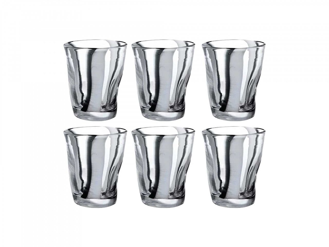 Set bicchieri Eolo Stripes 6 pezzi righe verticali - v6