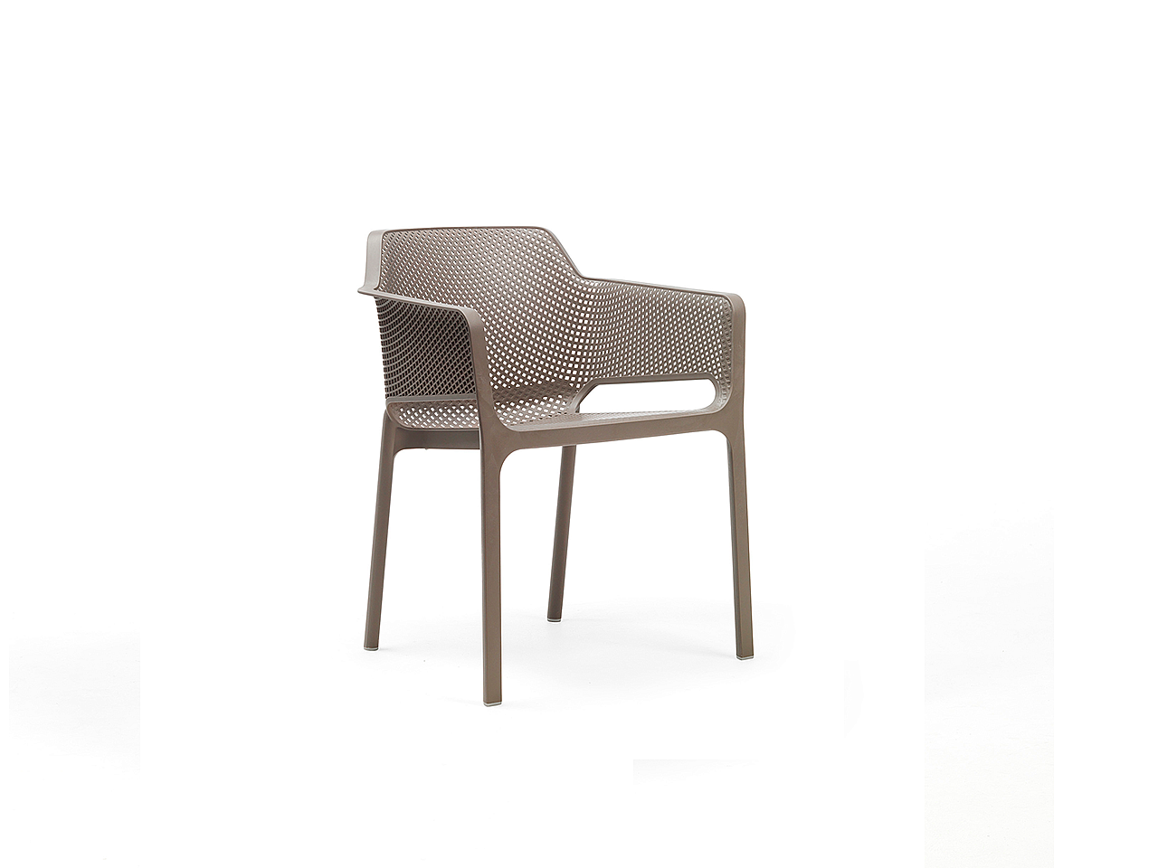 Set tavolo Rio 210/280 Alluminio con 8 sedie Net - v9