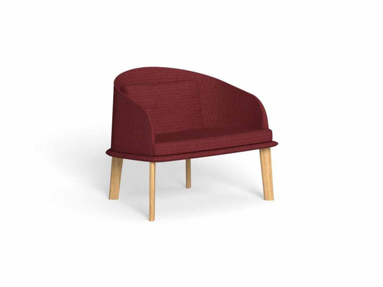 Poltrona Lounge CleoSoft/Wood -1