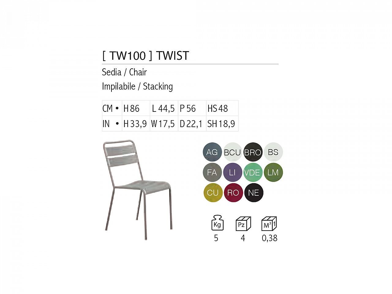 Sedia Twist - 1