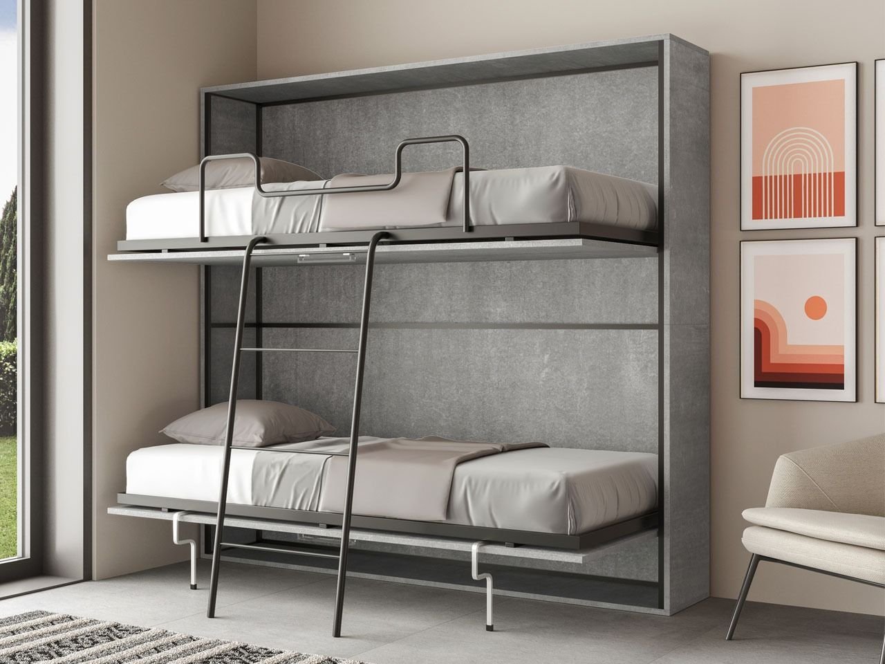 Letto doppio Kando - v1