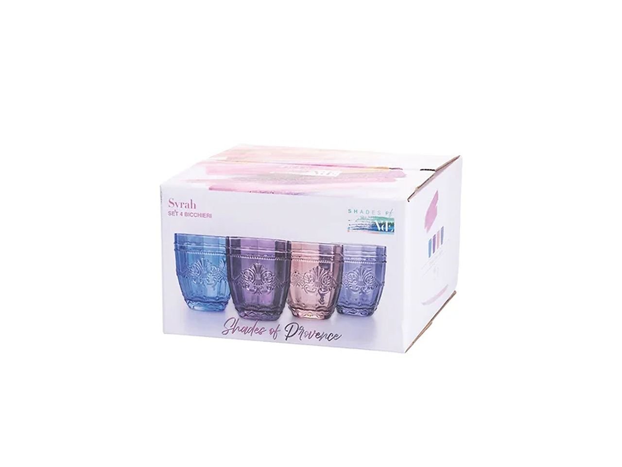 Set 4 bicchieri acqua Syrah Provence -2