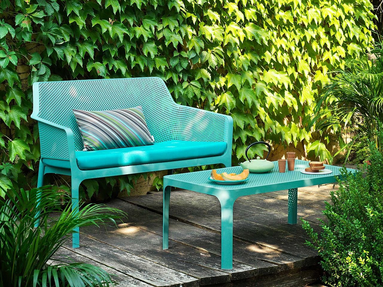 Set salotto da giardino Net Relax Bench -14