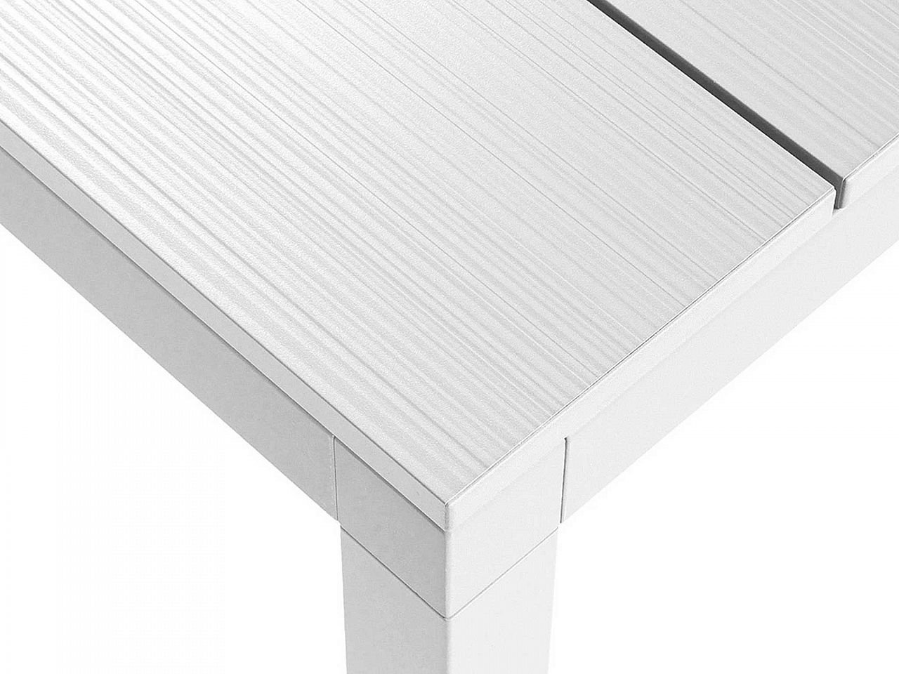 Set tavolo Rio 140/210 Alluminio con 6 sedie Net - v11