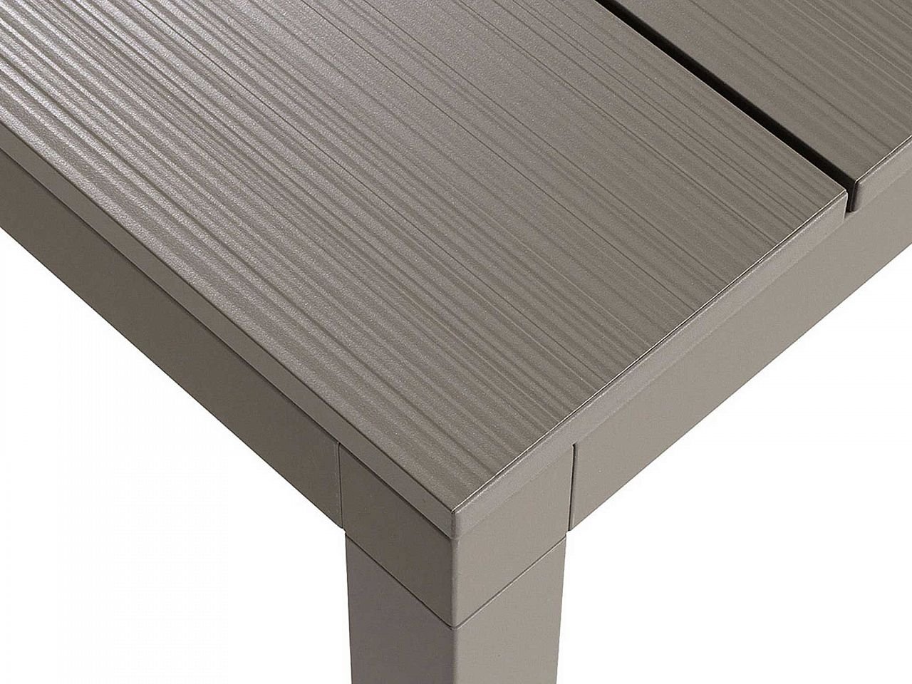 Set tavolo Rio 140/210 Alluminio con 6 sedie Net - v10
