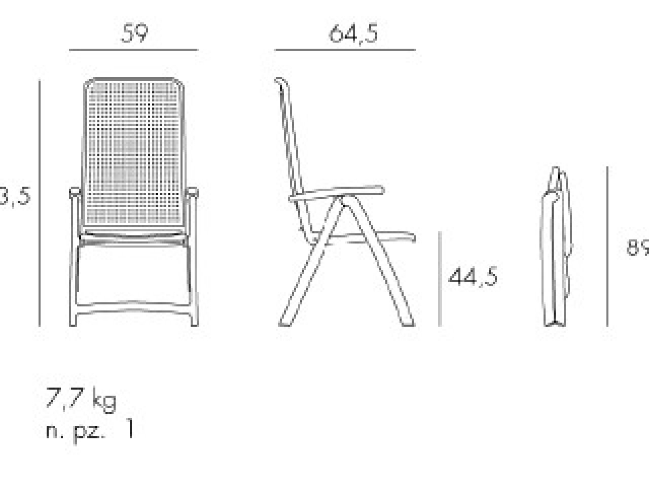 Set tavolo Levante 160/220 con 6 poltrone Darsena - 1