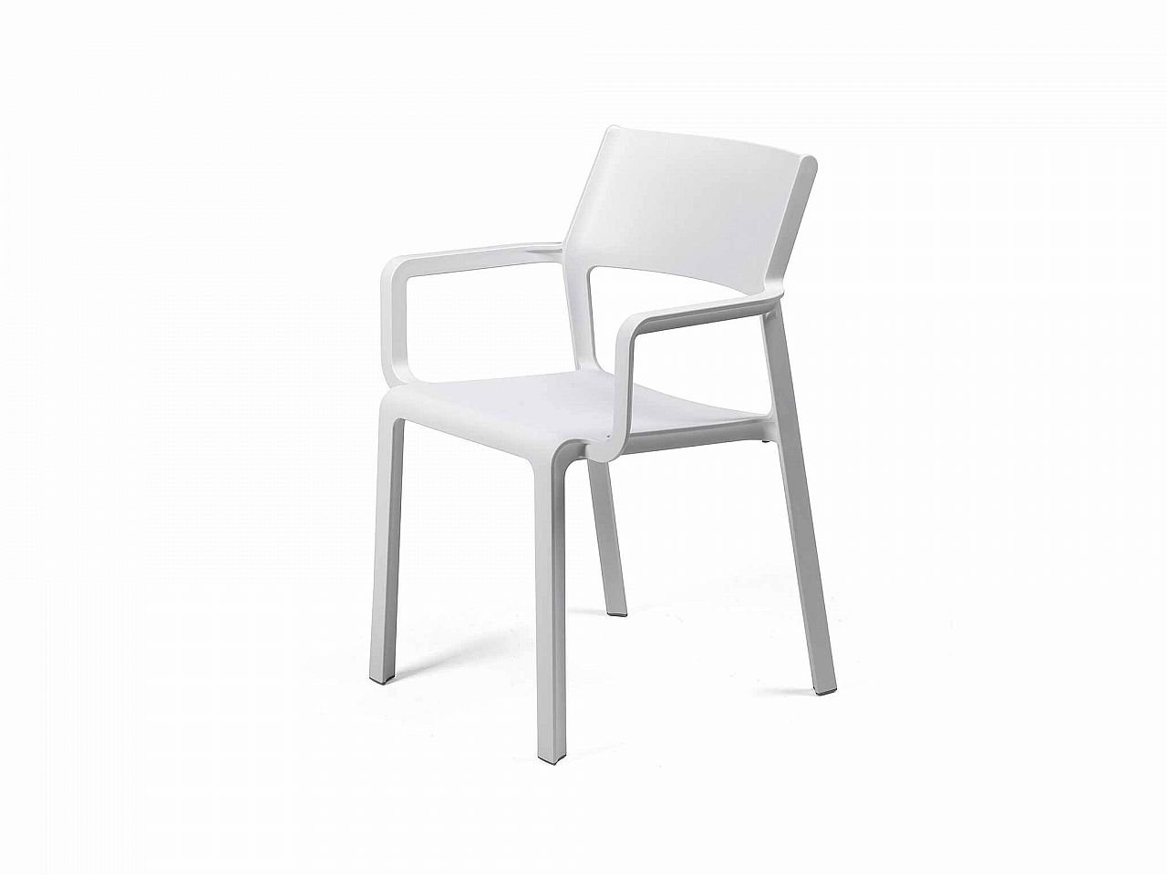 Set tavolo Rio 140/210 Alluminio con 6 sedie Trill con braccioli - v11
