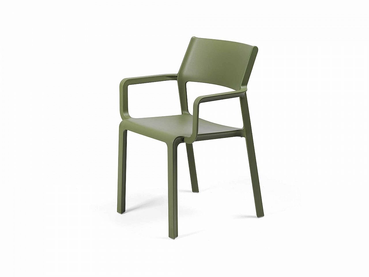 Set tavolo Rio 210/280 Alluminio con 8 sedie Trill con braccioli - v18