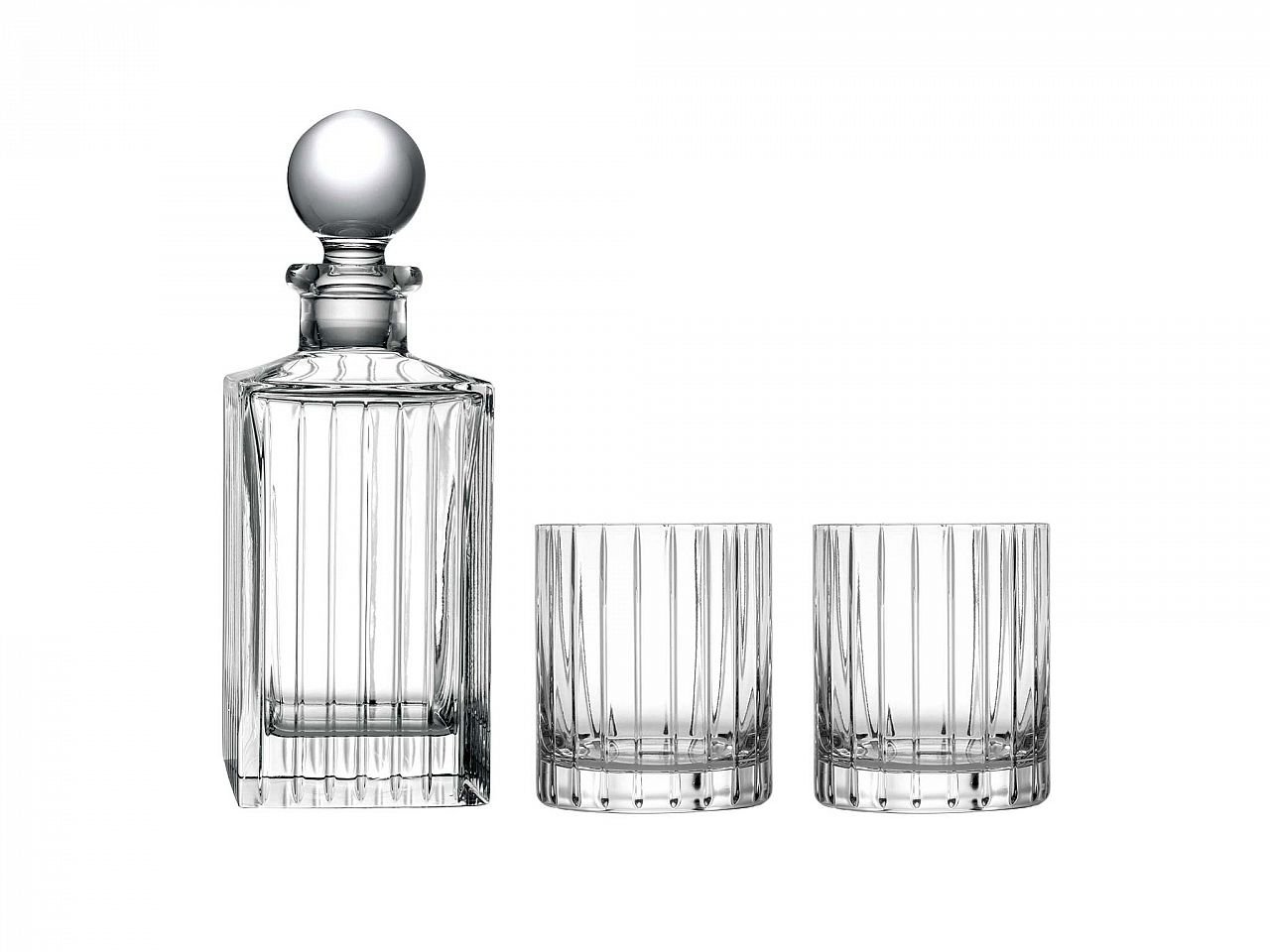 Set Whisky 2 PCS Bottiglia Avenue - v1