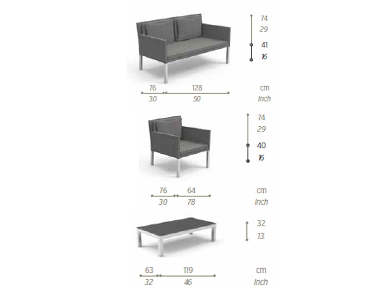 Set Salotto da giardino Step -1