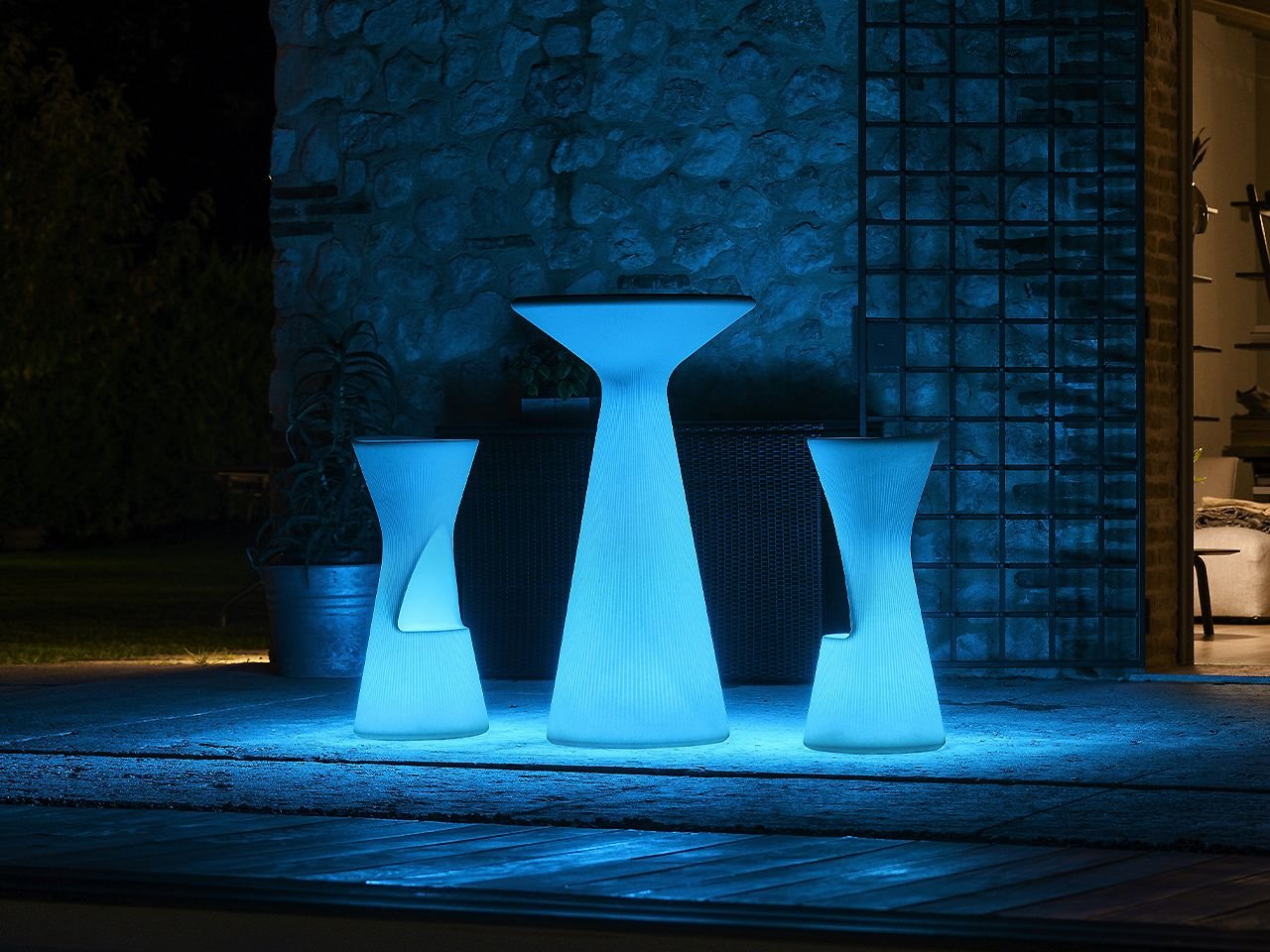 Sgabello Fade Light con Kit Luce - v3