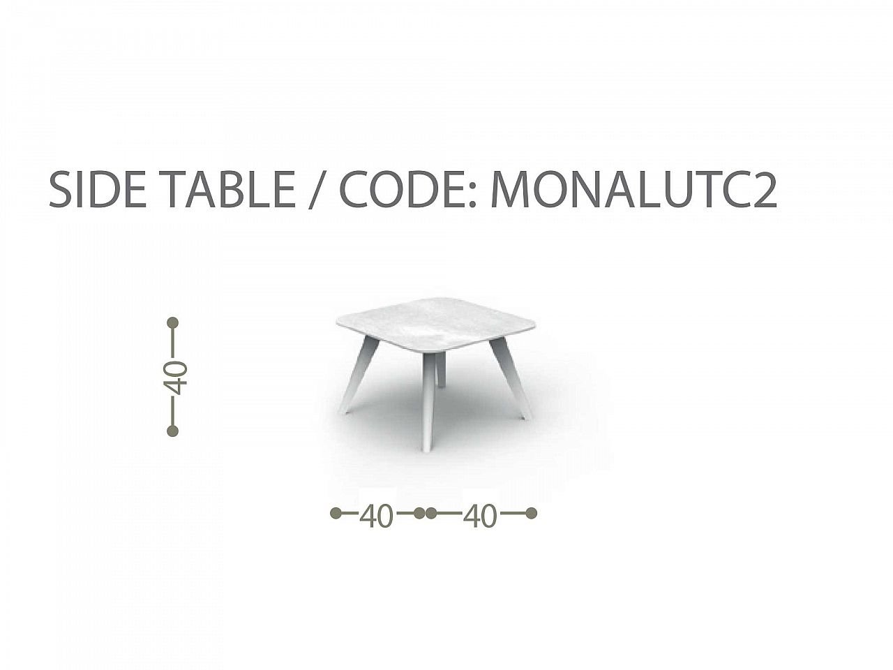 Tavolino da caffè Sofy 52x50 - 1