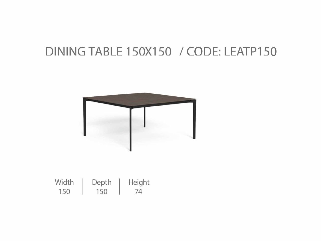 Tavolo da Pranzo Leaf 150x150 - 1